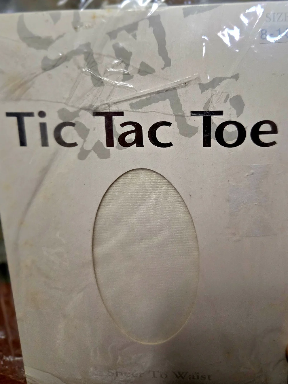Vintage hosiery lots, a 15-pair lot of new-in-package Tic Tac Toe Sheer To Waist